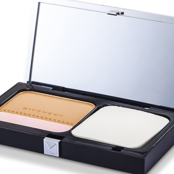 ✅ Givenchy #6 ELEGANT GOLD Long Wear Compact Foundation & Highlighter ✨ New - Picture 1 of 8